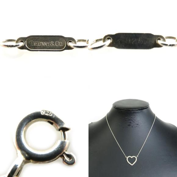 Tiffany Twisted Heart Necklace Silver